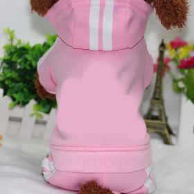 Pet four-legged clothes (Color: Pink, size: XL)
